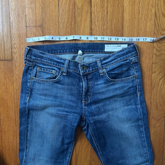 rag & bone Amelie Mid Rise Straight Jeans Women's 27 – Medium Blue wash - Picture 6 of 7
